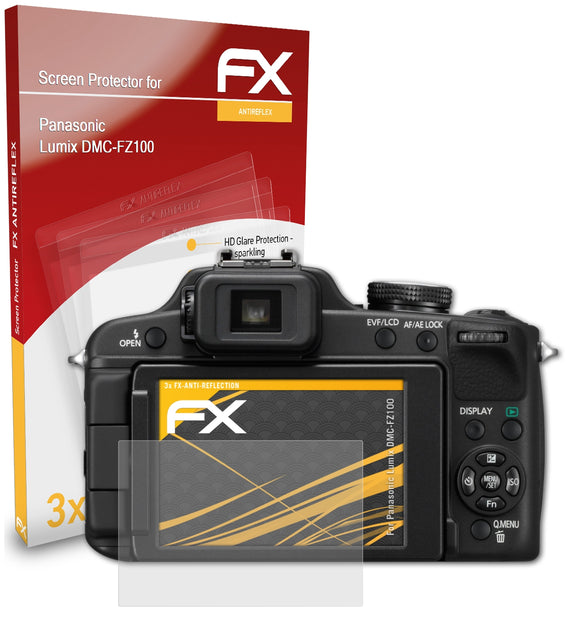 atFoliX FX-Antireflex Displayschutzfolie für Panasonic Lumix DMC-FZ100