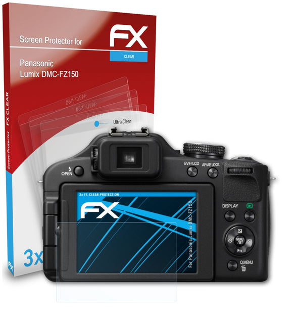atFoliX FX-Clear Schutzfolie für Panasonic Lumix DMC-FZ150
