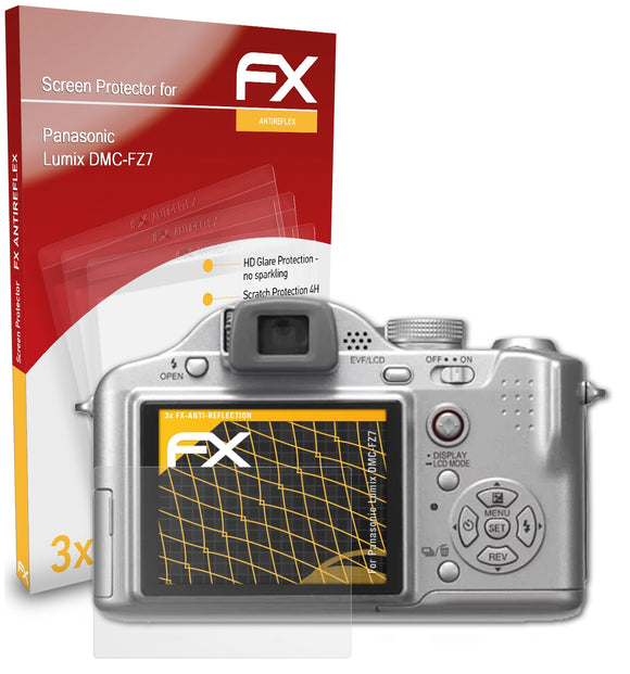 atFoliX FX-Antireflex Displayschutzfolie für Panasonic Lumix DMC-FZ7