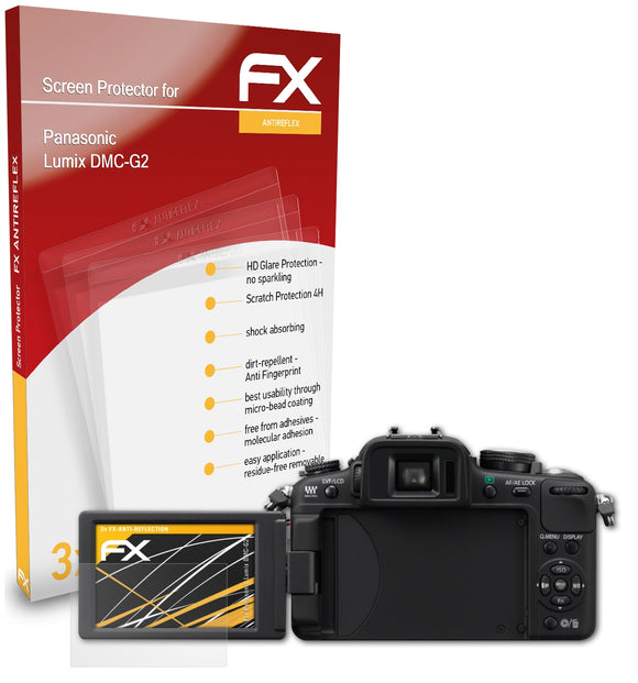 atFoliX FX-Antireflex Displayschutzfolie für Panasonic Lumix DMC-G2