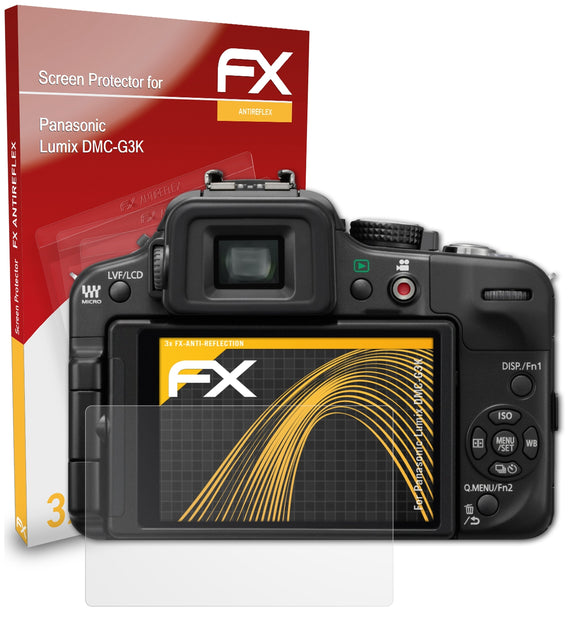 atFoliX FX-Antireflex Displayschutzfolie für Panasonic Lumix DMC-G3K