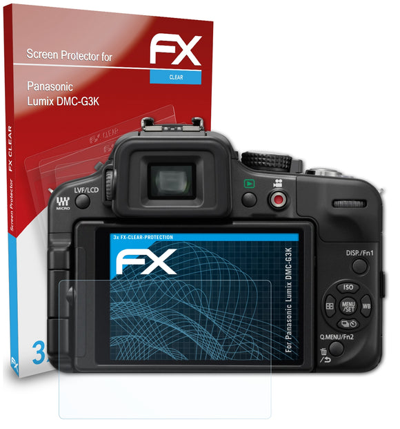 atFoliX FX-Clear Schutzfolie für Panasonic Lumix DMC-G3K