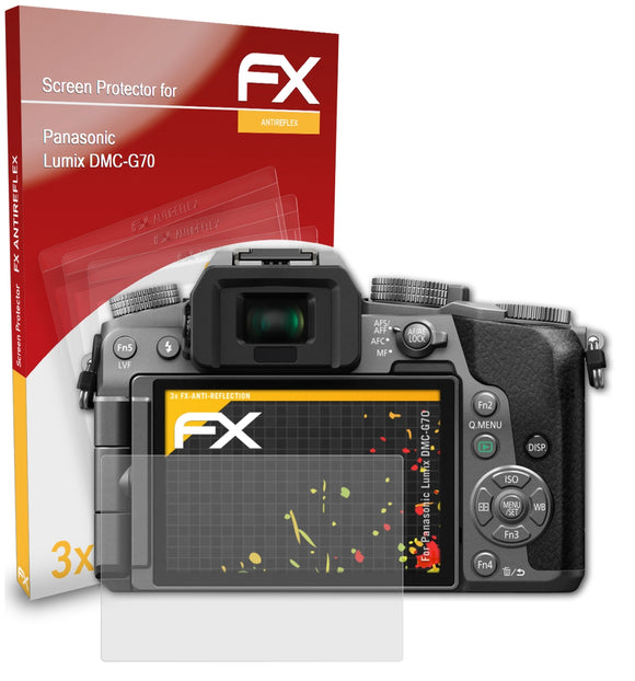 atFoliX FX-Antireflex Displayschutzfolie für Panasonic Lumix DMC-G70