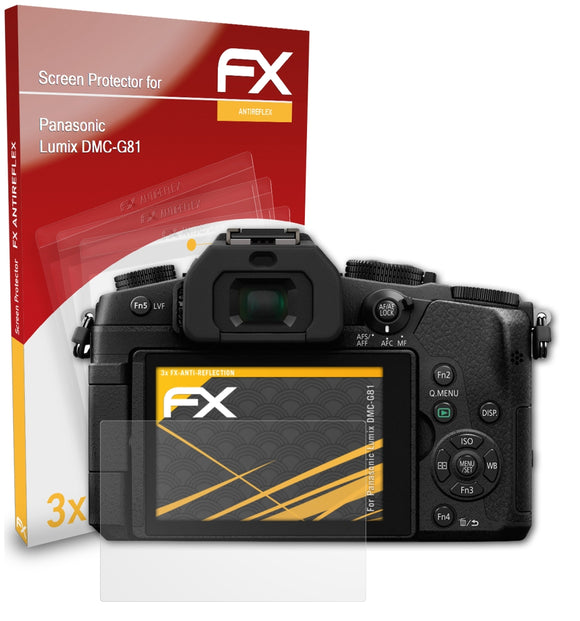 atFoliX FX-Antireflex Displayschutzfolie für Panasonic Lumix DMC-G81
