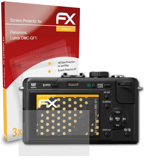 atFoliX FX-Antireflex Displayschutzfolie für Panasonic Lumix DMC-GF1