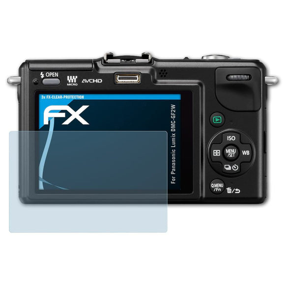 atFoliX FX-Clear Schutzfolie für Panasonic Lumix DMC-GF2W