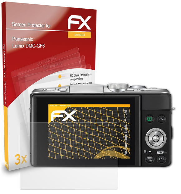 atFoliX FX-Antireflex Displayschutzfolie für Panasonic Lumix DMC-GF6