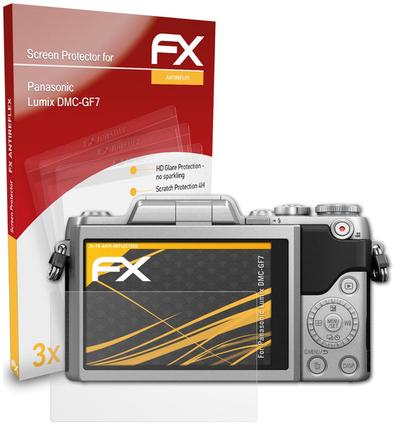 atFoliX FX-Antireflex Displayschutzfolie für Panasonic Lumix DMC-GF7