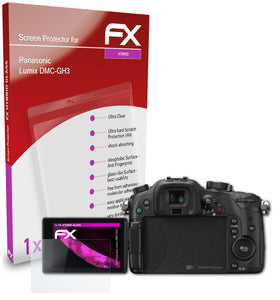 atFoliX FX-Hybrid-Glass Panzerglasfolie für Panasonic Lumix DMC-GH3