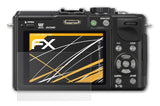 Panzerfolie atFoliX kompatibel mit Panasonic Lumix DMC-GX1, entspiegelnde und stoßdämpfende FX (3X)