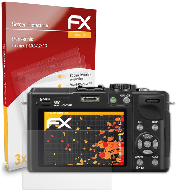 atFoliX FX-Antireflex Displayschutzfolie für Panasonic Lumix DMC-GX1X