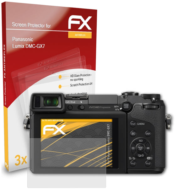 atFoliX FX-Antireflex Displayschutzfolie für Panasonic Lumix DMC-GX7