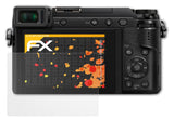 Panzerfolie atFoliX kompatibel mit Panasonic Lumix DMC-GX80, entspiegelnde und stoßdämpfende FX (3X)