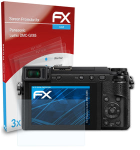 atFoliX FX-Clear Schutzfolie für Panasonic Lumix DMC-GX85