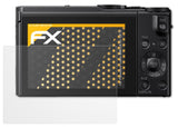 Panzerfolie atFoliX kompatibel mit Panasonic Lumix DMC-LX10 / LX15, entspiegelnde und stoßdämpfende FX (3X)