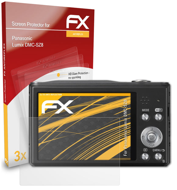 atFoliX FX-Antireflex Displayschutzfolie für Panasonic Lumix DMC-SZ8