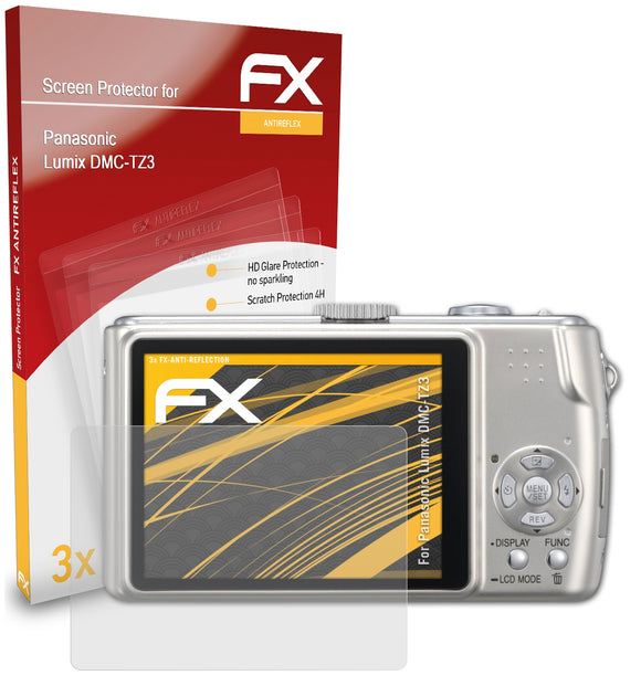 atFoliX FX-Antireflex Displayschutzfolie für Panasonic Lumix DMC-TZ3