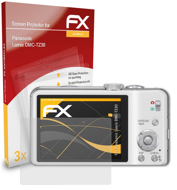 atFoliX FX-Antireflex Displayschutzfolie für Panasonic Lumix DMC-TZ30