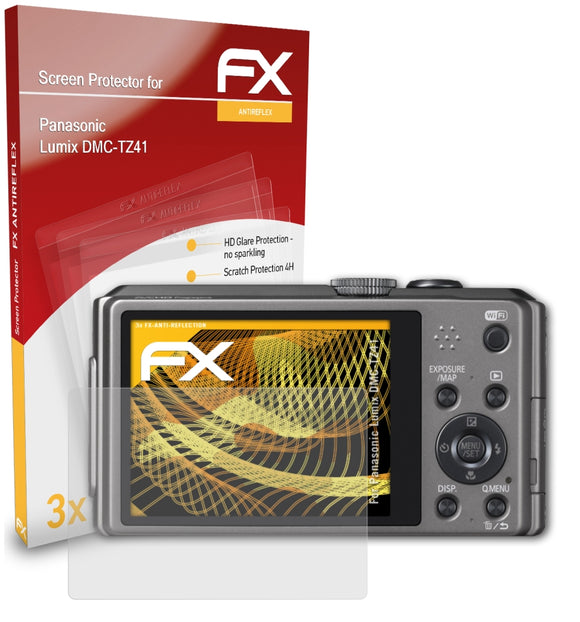 atFoliX FX-Antireflex Displayschutzfolie für Panasonic Lumix DMC-TZ41