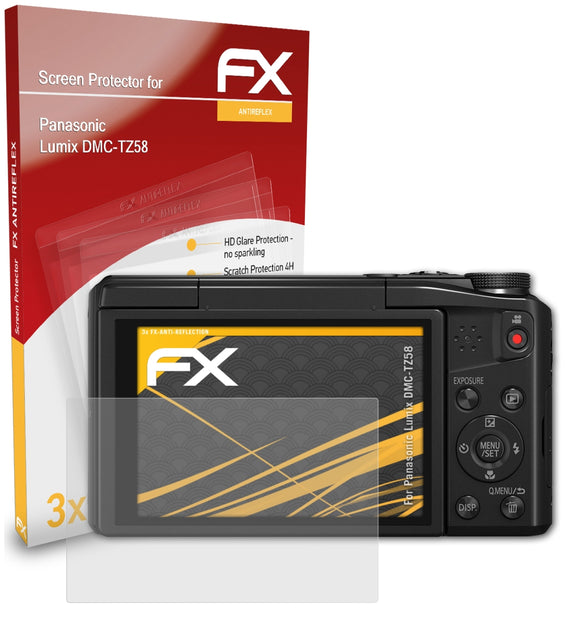 atFoliX FX-Antireflex Displayschutzfolie für Panasonic Lumix DMC-TZ58