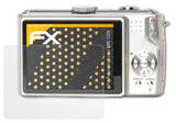 Panzerfolie atFoliX kompatibel mit Panasonic Lumix DMC-TZ5S, entspiegelnde und stoßdämpfende FX (3X)