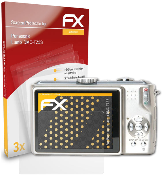 atFoliX FX-Antireflex Displayschutzfolie für Panasonic Lumix DMC-TZ5S
