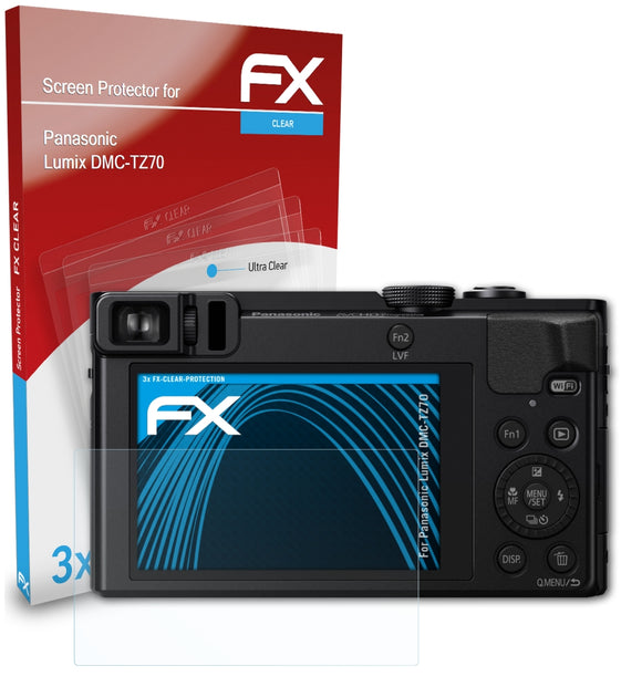 atFoliX FX-Clear Schutzfolie für Panasonic Lumix DMC-TZ70