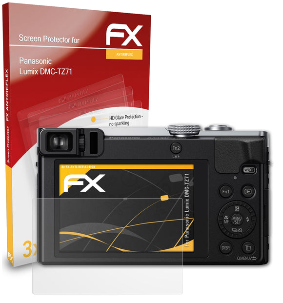 atFoliX FX-Antireflex Displayschutzfolie für Panasonic Lumix DMC-TZ71