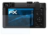 Schutzfolie atFoliX kompatibel mit Panasonic Lumix DMC-TZ81, ultraklare FX (3X)