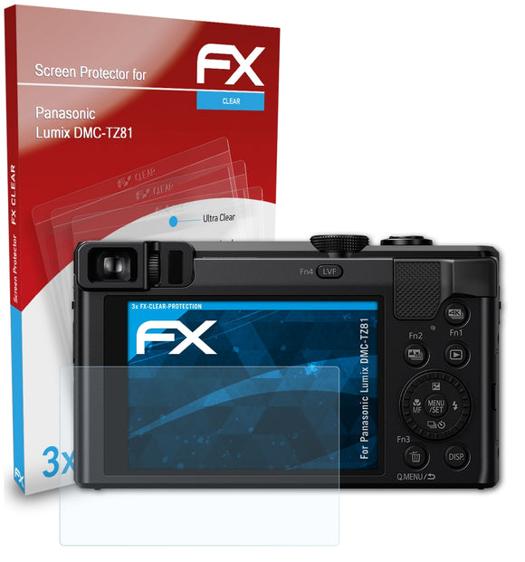 atFoliX FX-Clear Schutzfolie für Panasonic Lumix DMC-TZ81