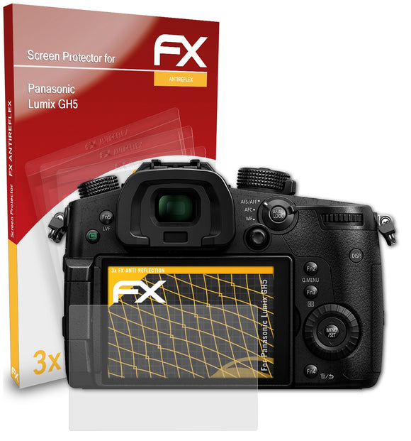 atFoliX FX-Antireflex Displayschutzfolie für Panasonic Lumix GH5