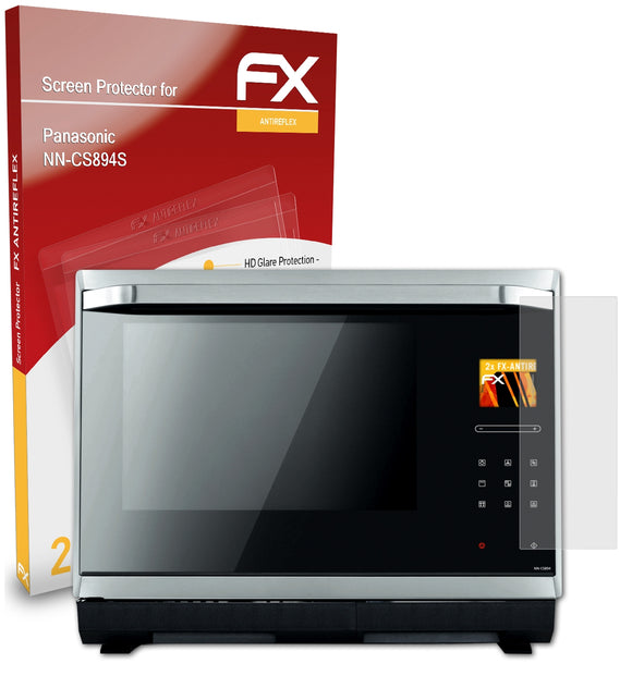 atFoliX FX-Antireflex Displayschutzfolie für Panasonic NN-CS894S