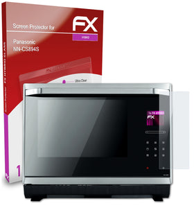 atFoliX FX-Hybrid-Glass Panzerglasfolie für Panasonic NN-CS894S