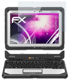 Glasfolie atFoliX kompatibel mit Panasonic ToughBook 20, 9H Hybrid-Glass FX