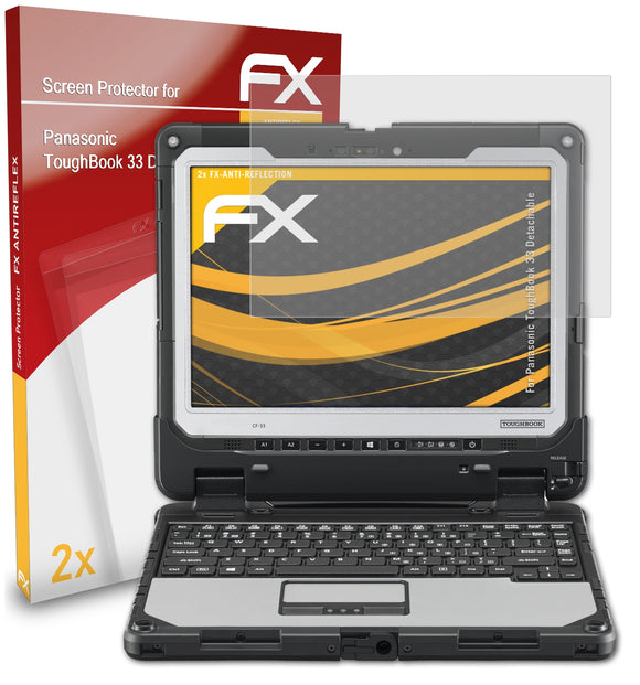 atFoliX FX-Antireflex Displayschutzfolie für Panasonic ToughBook 33 Detachable