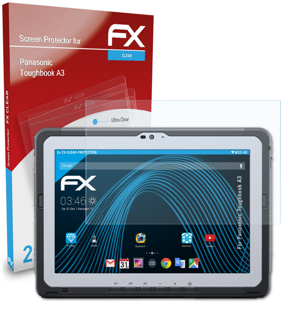 atFoliX FX-Clear Schutzfolie für Panasonic Toughbook A3