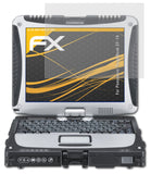 Panzerfolie atFoliX kompatibel mit Panasonic ToughBook CF-19, entspiegelnde und stoßdämpfende FX (2X)