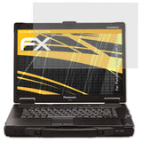 Panzerfolie atFoliX kompatibel mit Panasonic ToughBook CF-52, entspiegelnde und stoßdämpfende FX (2X)