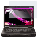 Glasfolie atFoliX kompatibel mit Panasonic ToughBook CF-52, 9H Hybrid-Glass FX