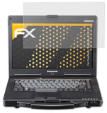 Panzerfolie atFoliX kompatibel mit Panasonic ToughBook CF-53, entspiegelnde und stoßdämpfende FX (2X)