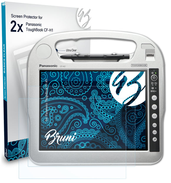 Bruni Basics-Clear Displayschutzfolie für Panasonic ToughBook CF-H1