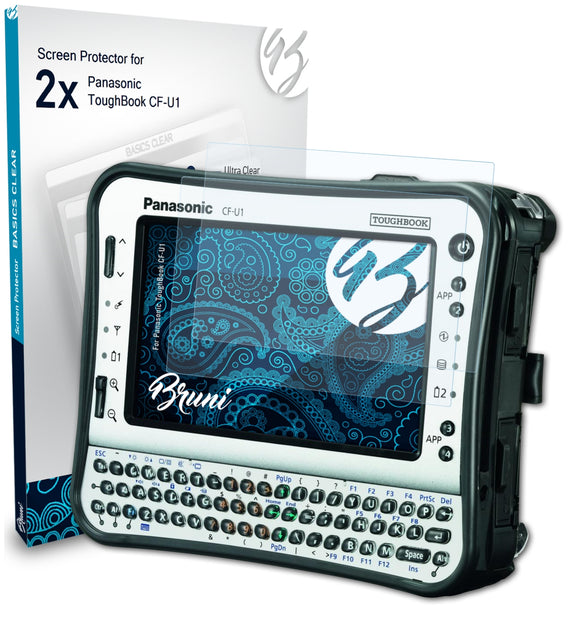 Bruni Basics-Clear Displayschutzfolie für Panasonic ToughBook CF-U1
