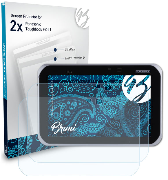 Bruni Basics-Clear Displayschutzfolie für Panasonic Toughbook FZ-L1