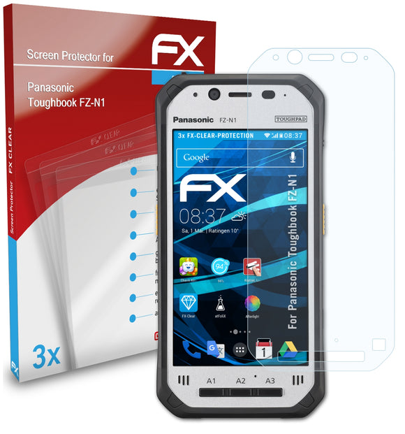 atFoliX FX-Clear Schutzfolie für Panasonic Toughbook FZ-N1