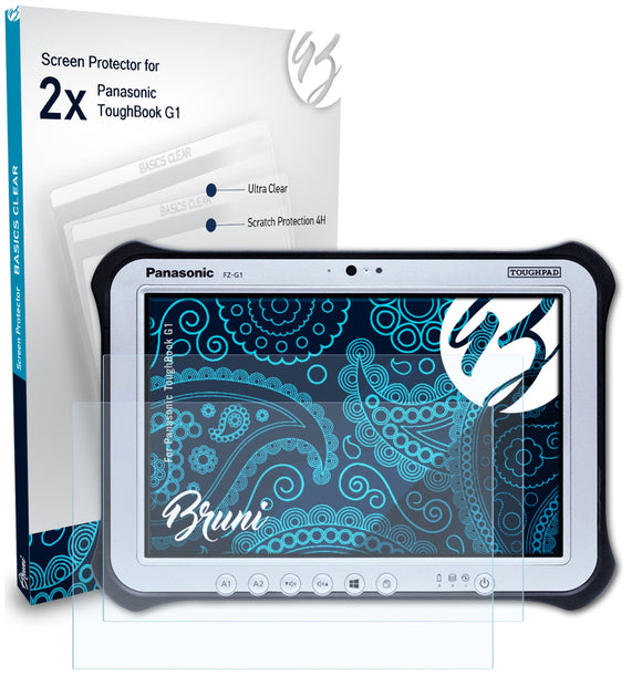 Bruni Basics-Clear Displayschutzfolie für Panasonic ToughBook G1