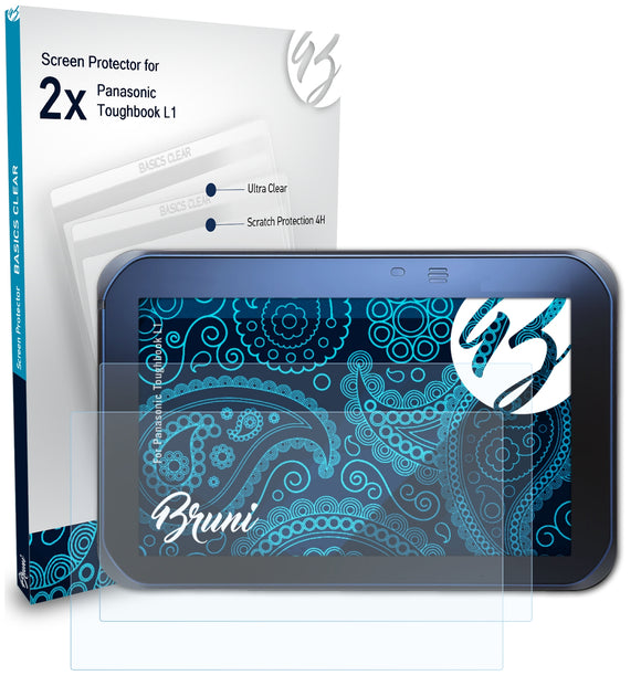 Bruni Basics-Clear Displayschutzfolie für Panasonic Toughbook L1