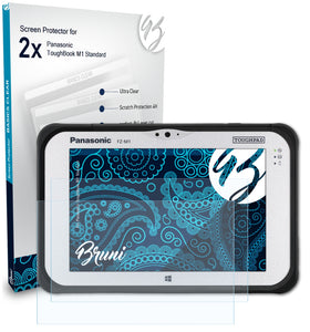 Bruni Basics-Clear Displayschutzfolie für Panasonic ToughBook M1 Standard