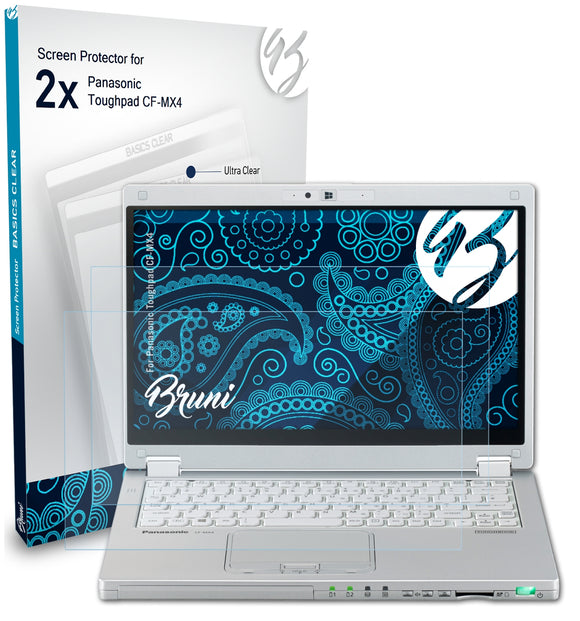 Bruni Basics-Clear Displayschutzfolie für Panasonic Toughpad CF-MX4