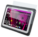 Glasfolie atFoliX kompatibel mit Panasonic ToughPad FZ-A2, 9H Hybrid-Glass FX