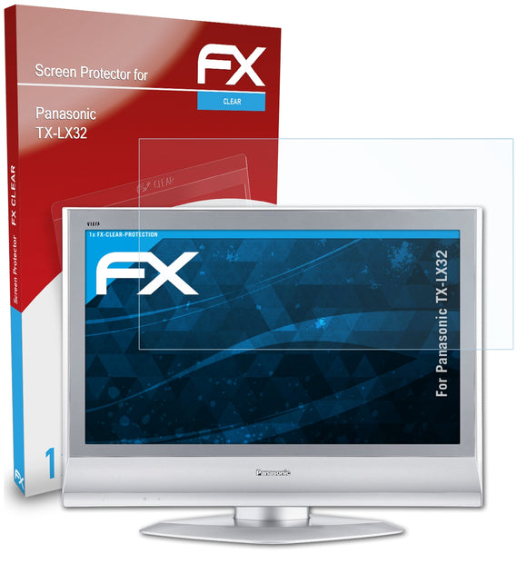 atFoliX FX-Clear Schutzfolie für Panasonic TX-LX32